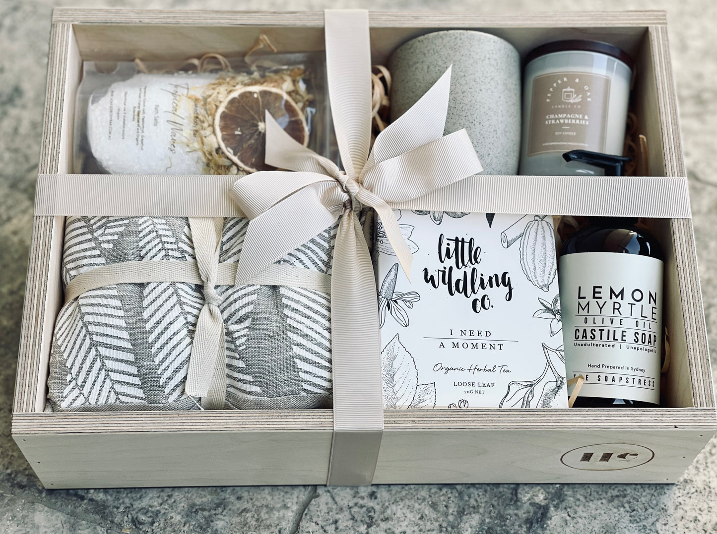
                  
                    Soak & Sooth Hamper
                  
                