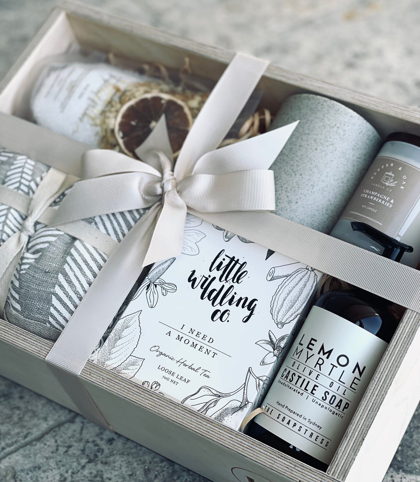 
                  
                    Soak & Sooth Hamper
                  
                