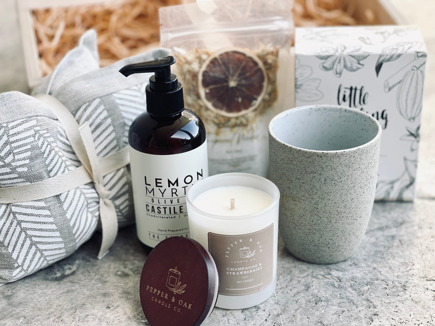 
                  
                    Soak & Sooth Hamper
                  
                
