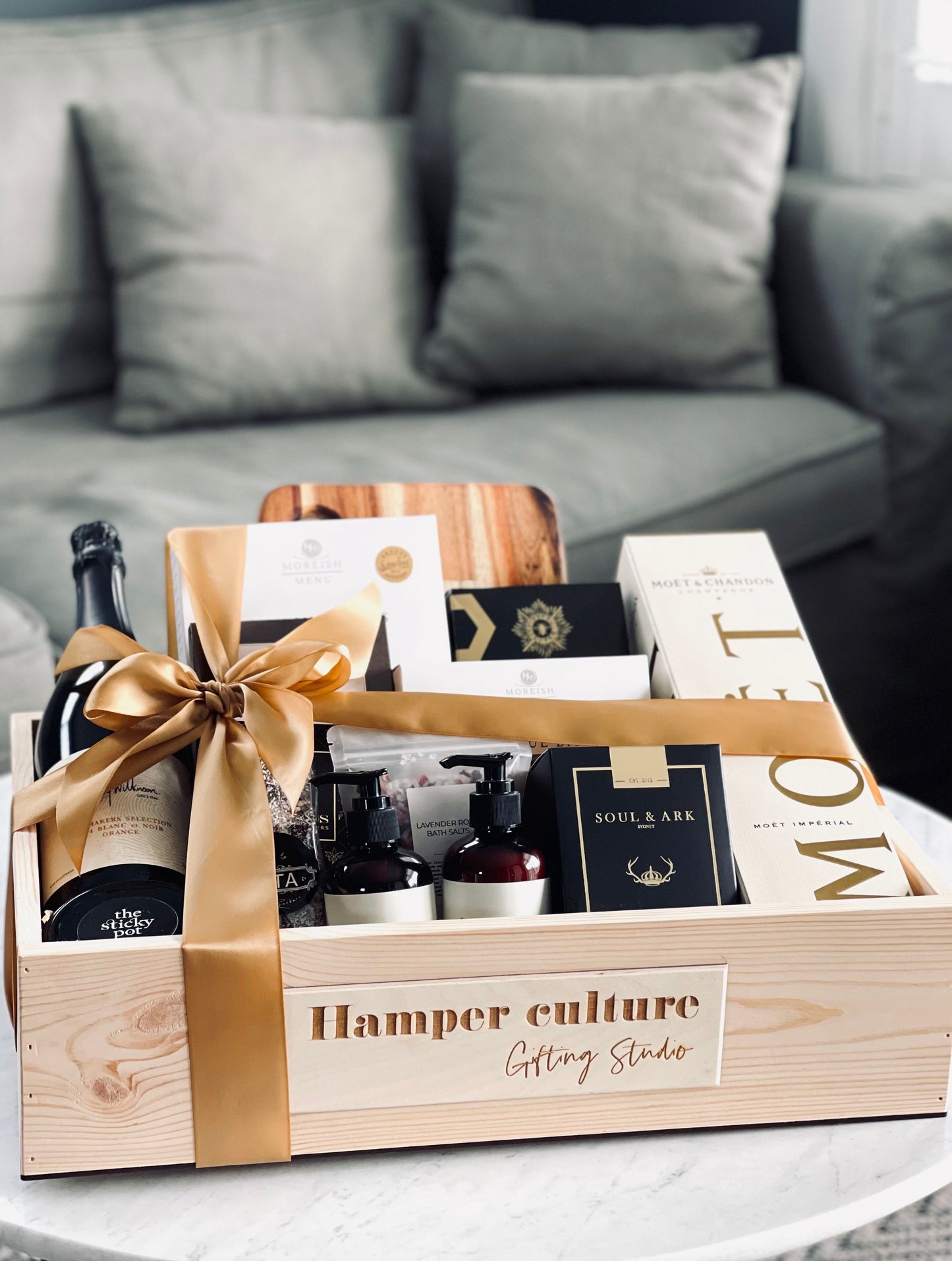 
                  
                    The Indulgence Hamper
                  
                